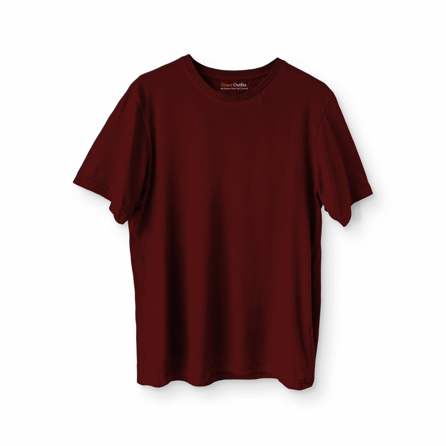 Maroon Color Oversized Tee