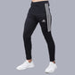 Unisex Dri-FIT 3-Stripe Pants – Black
