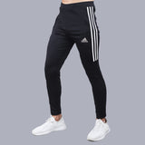Unisex Dri-FIT 3-Stripe Pants – Black