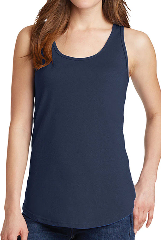 Women's Basic Tank Top Navy Blue Color