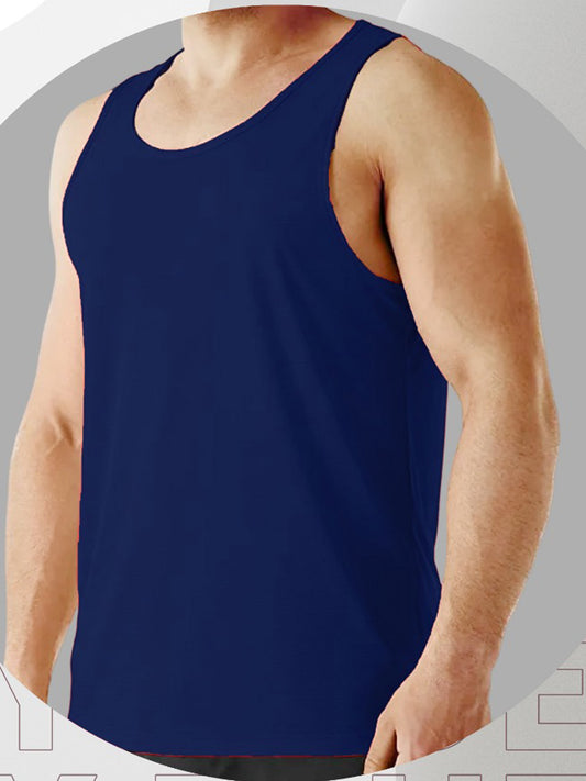 Basic Tank Top Navy Blue