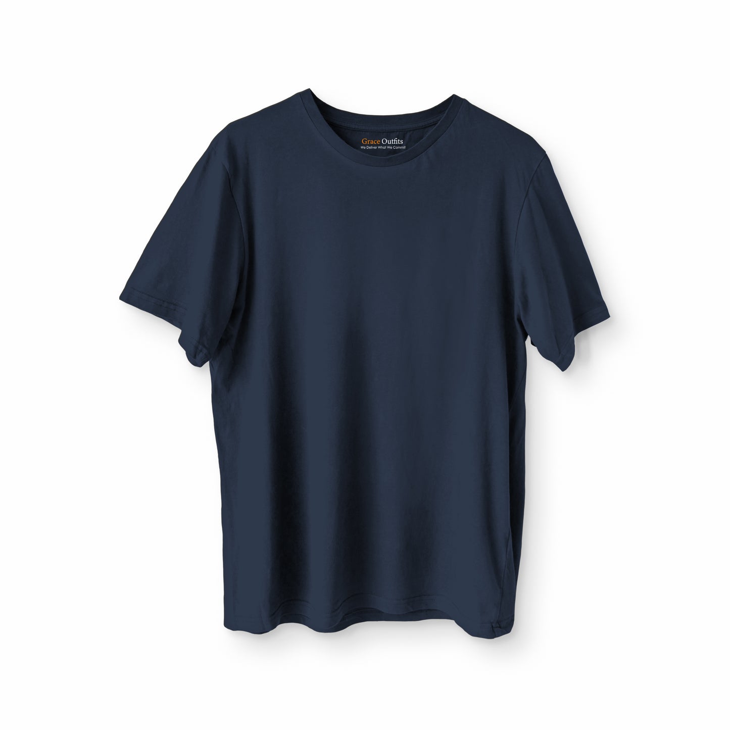 Navy Blue Color Oversized Tee