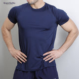Basic Dri-FIT Plain Navy Blue Shirt