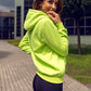 Basic Women's Neon Green Hoodie