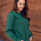 Women's Basic Olive Green Sweatshirt