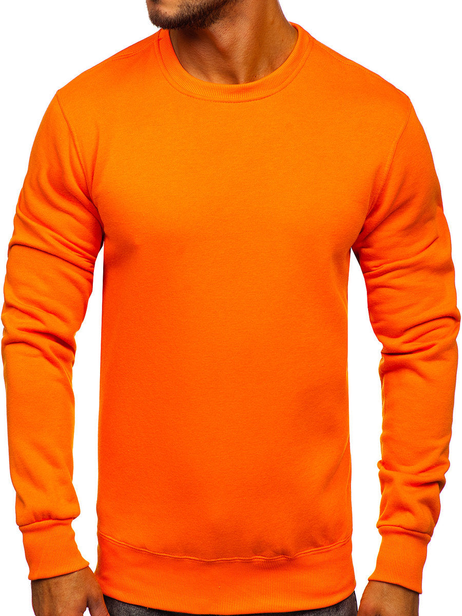 Basic Orange Sweatshirt