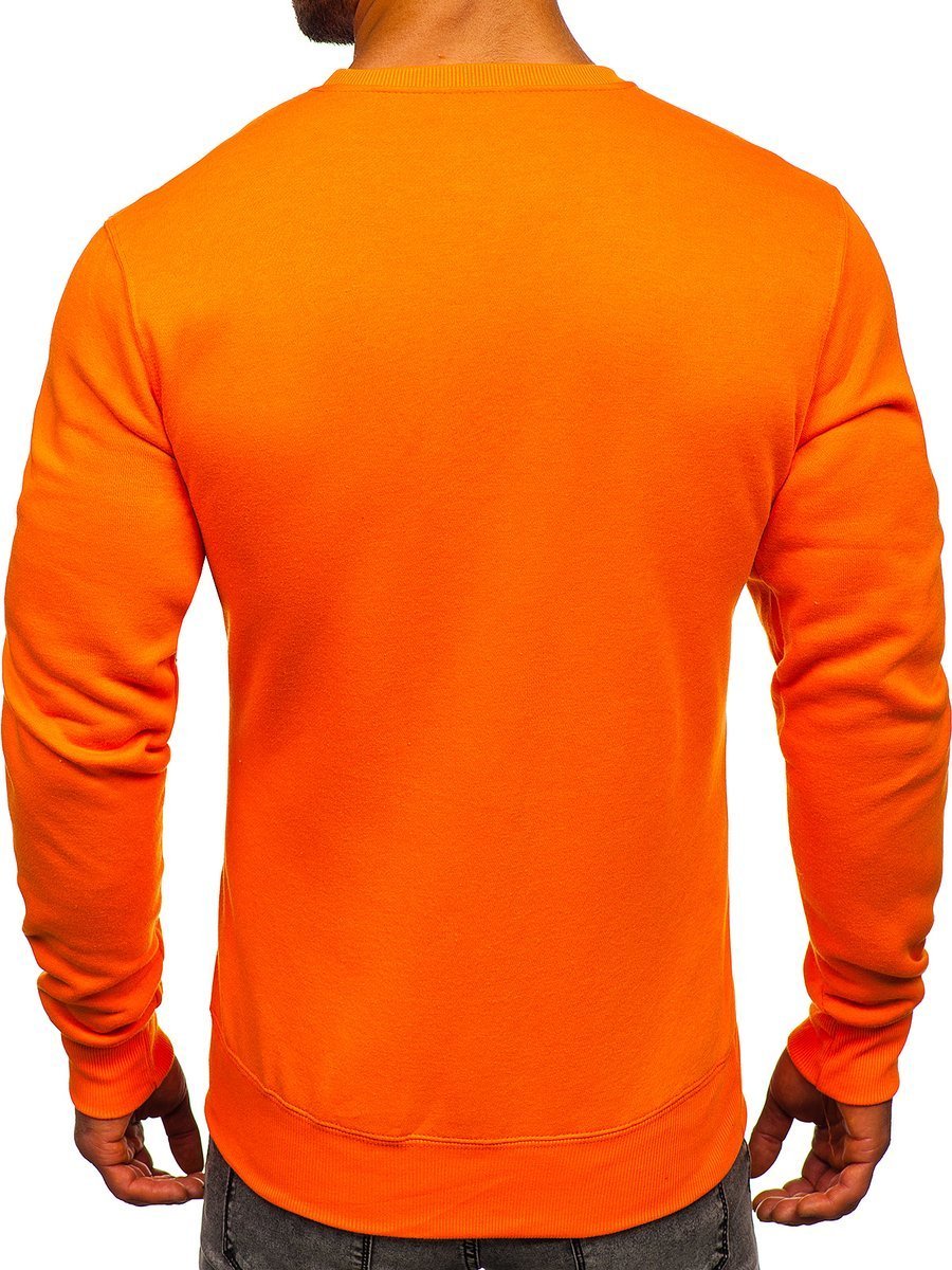 Basic Orange Sweatshirt