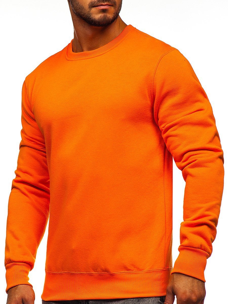 Basic Orange Sweatshirt