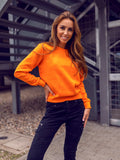 Women's Basic Orange Sweatshirt