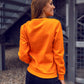 Women's Basic Orange Sweatshirt
