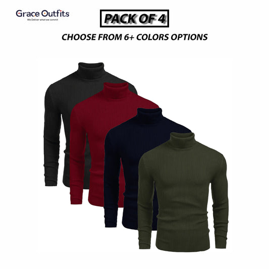 Pack of 4 High Neck