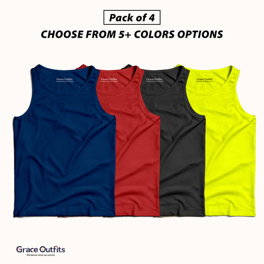 Pack of 4 Tank Top