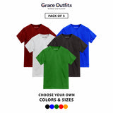 Pack of 5 V-Neck T-shirts