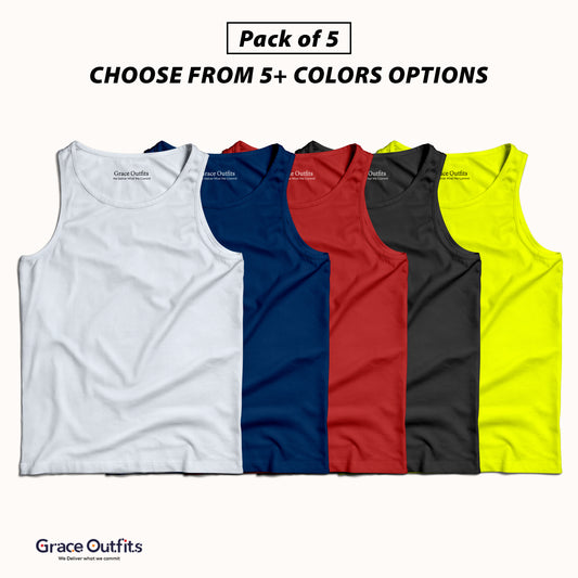 Pack of 5 Tank Top