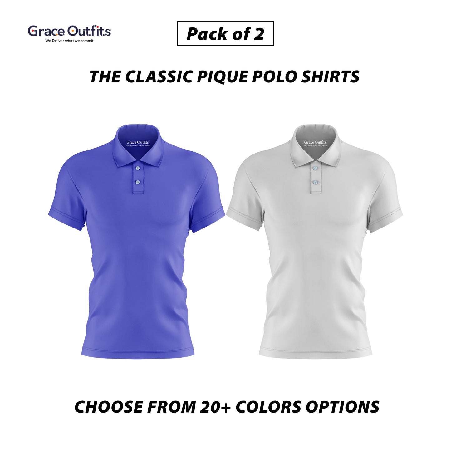 Pack of 2 Polo T-Shirts