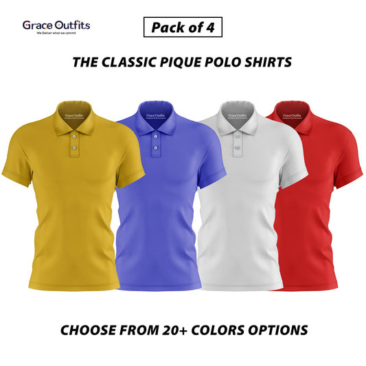 Pack of 4 Polo T-Shirts
