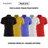 Pack of 5 Polo T-Shirts