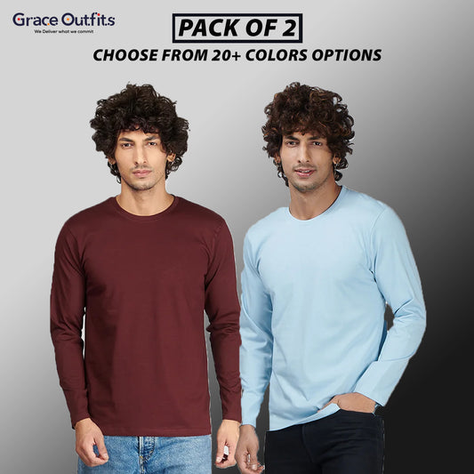 Pack of 2 Full Sleeves T-shirts