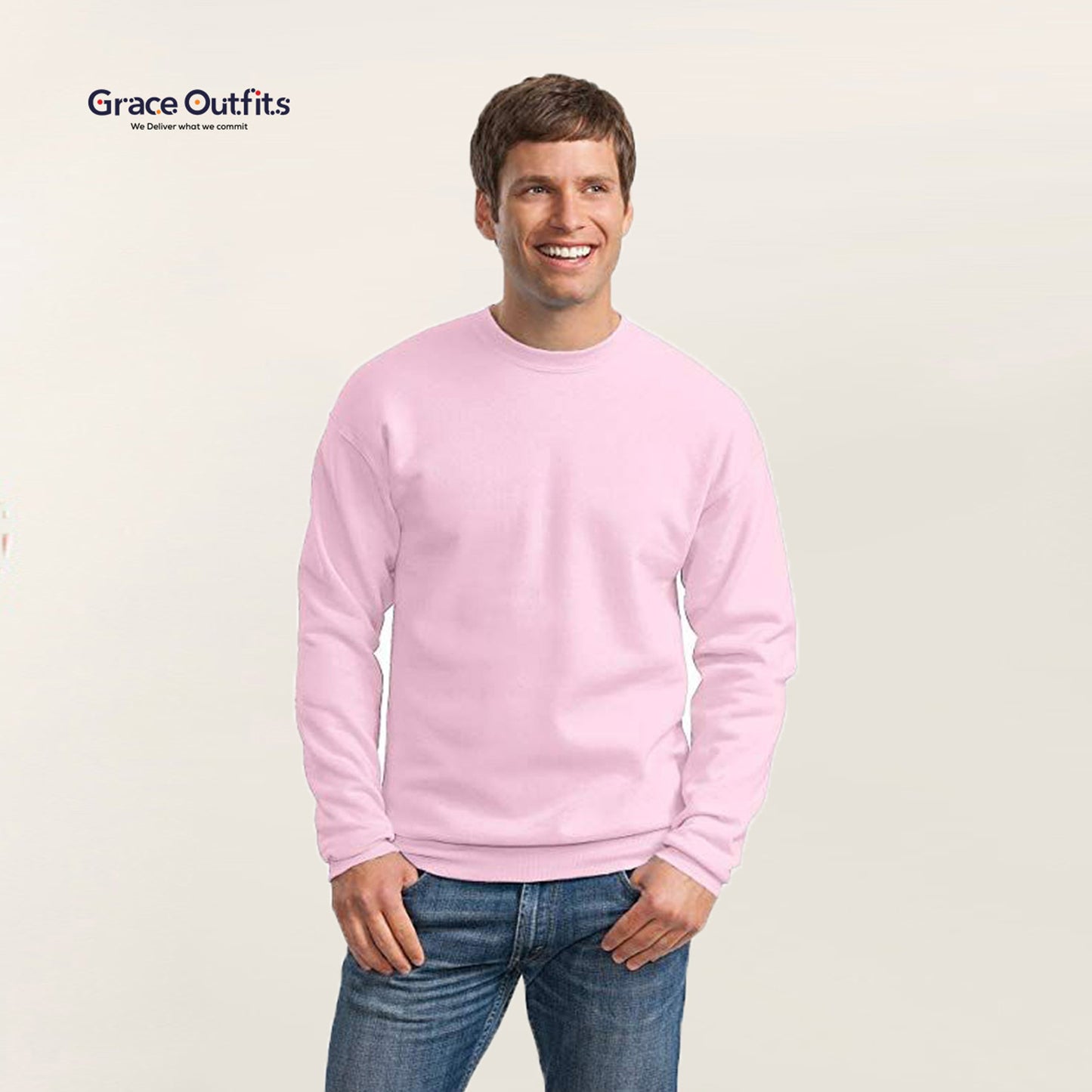 Basic Pink Sweatshirt