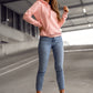 Basic Women's Pink Hoodie