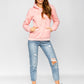 Basic Women's Pink Hoodie