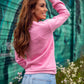 Women's Basic Pink Sweatshirt