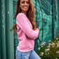 Women's Basic Pink Sweatshirt
