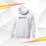 Queen Graphic Hoodie – Floral Letter Print Hoodie
