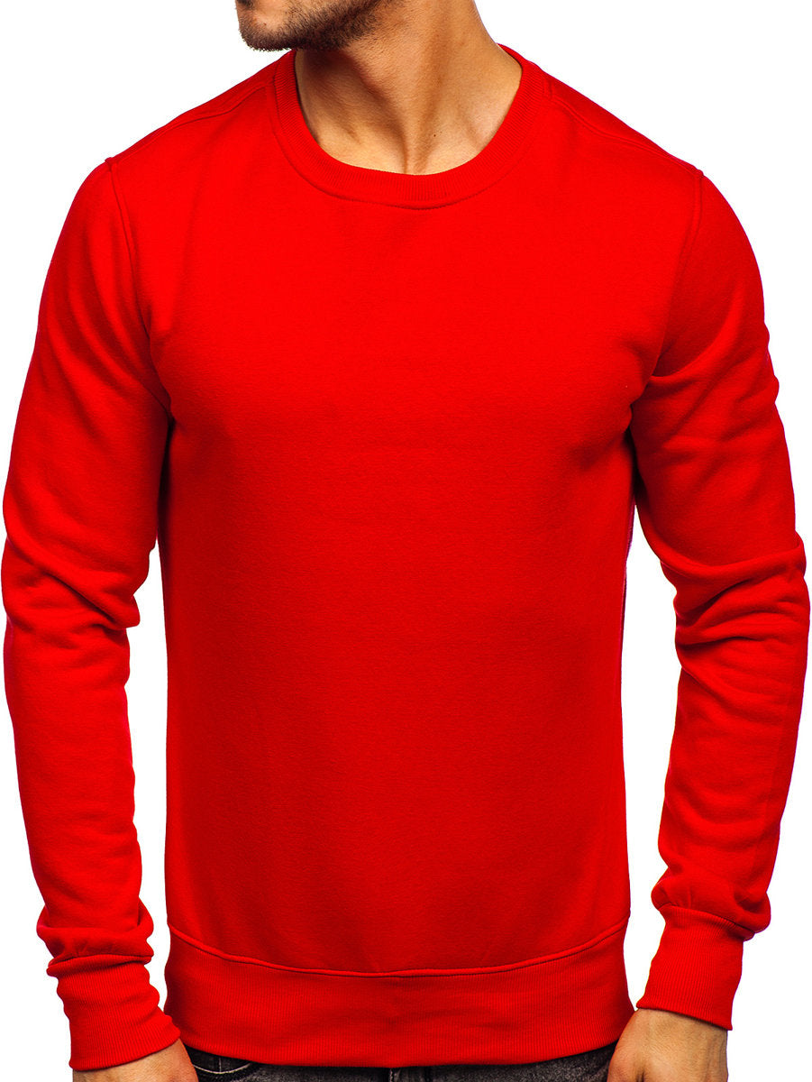 Basic Red Sweatshirt