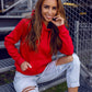 Basic Women's Red Hoodie