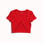Basic Red Crop Top