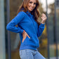 Basic Women's Royal Blue Hoodie