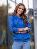 Basic Women's Royal Blue Hoodie