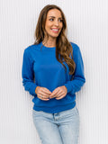 Women's Basic Sky Blue Sweatshirt
