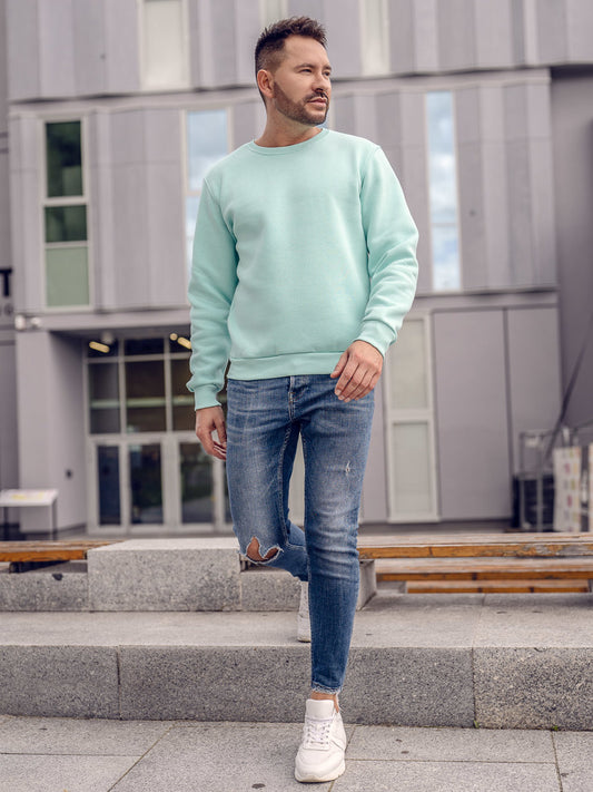 Basic Sky Blue Sweatshirt