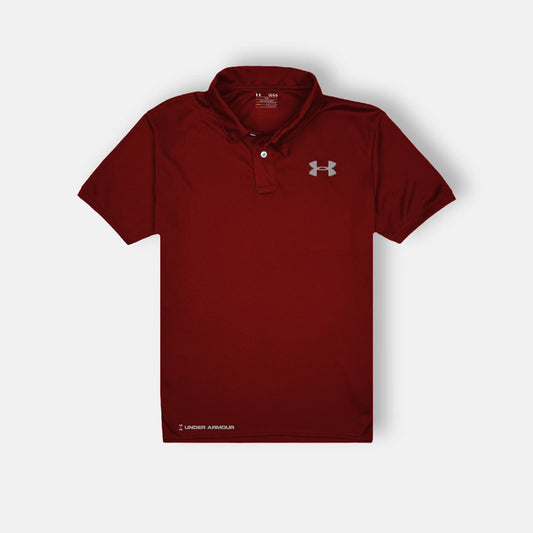 Under Armour Style DRI-FIT Polo – Maroon