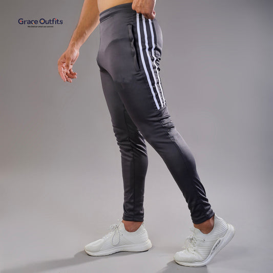 Dri-FIT Half Three Strip Steel Gray Trouser