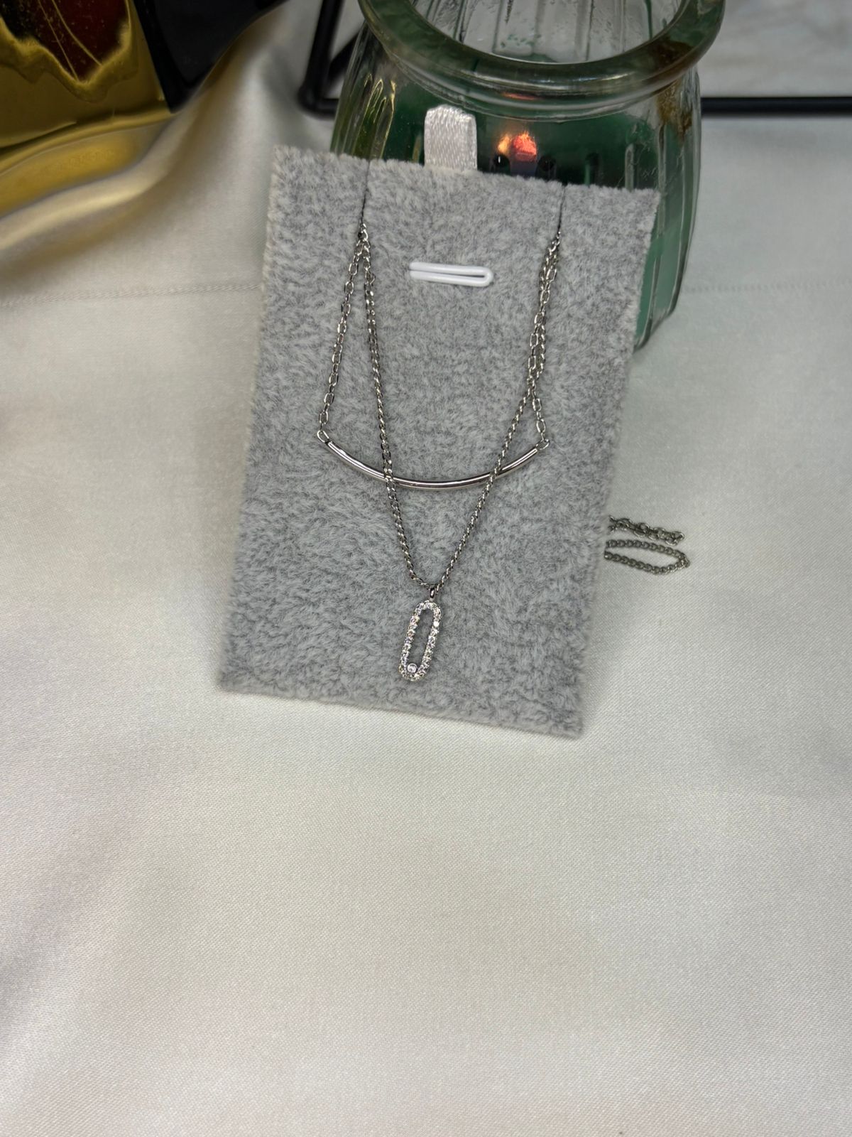 Bundle 11 – Drop Earrings & Fancy Double Layered Necklace