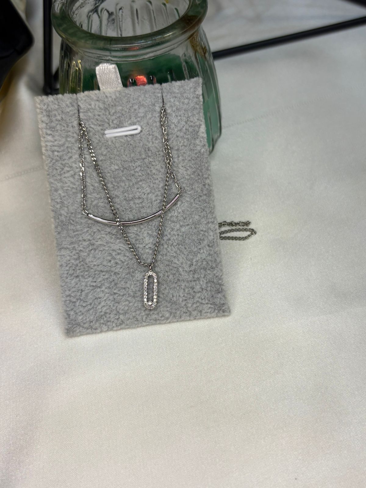 Bundle 11 – Drop Earrings & Fancy Double Layered Necklace