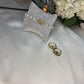 Bundle 14 – Balmain Hoops & Pearl Bracelet Set – Luxury in Every Detail