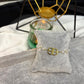 Bundle 14 – Balmain Hoops & Pearl Bracelet Set – Luxury in Every Detail