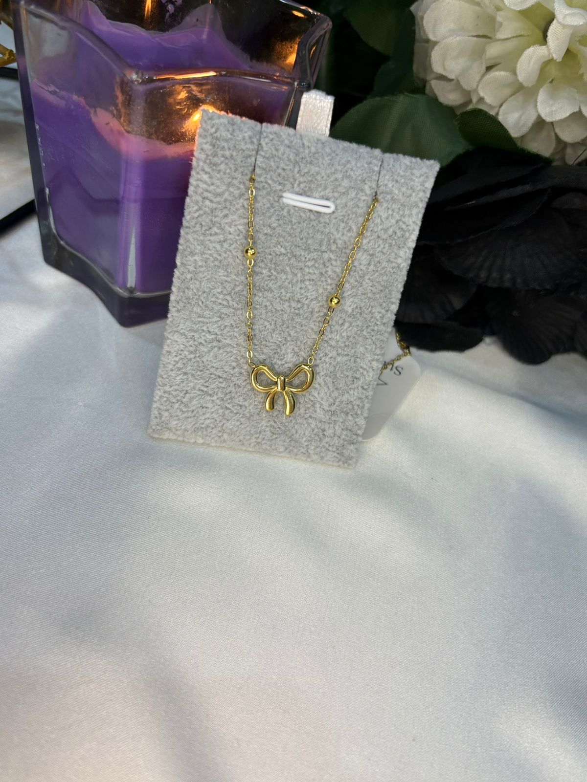 Bundle 15 - Bow Beaded Chain & Bracelet Set