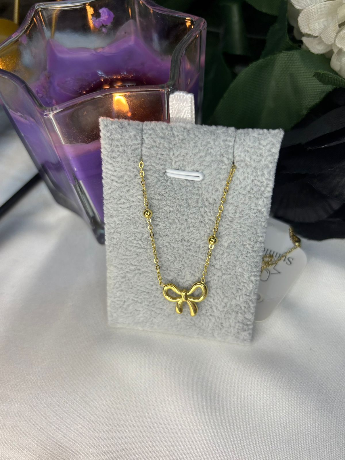 Bundle 15 - Bow Beaded Chain & Bracelet Set