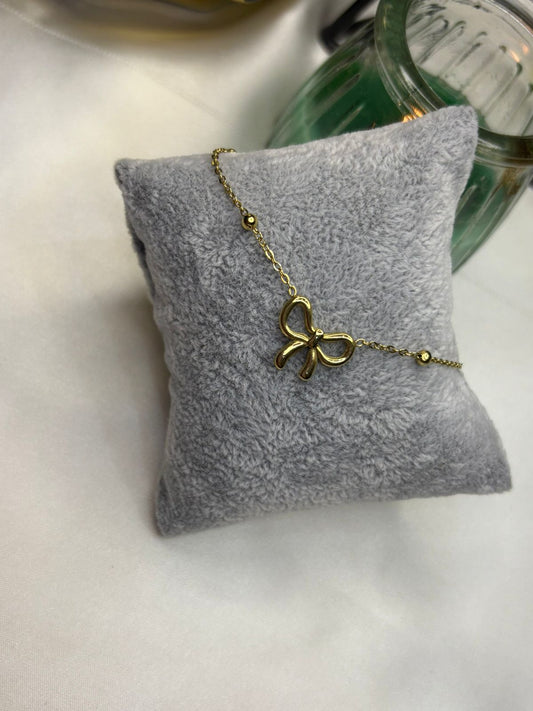 Bundle 15 - Bow Beaded Chain & Bracelet Set