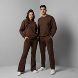 Winter Fleece Couple's Co-Ord Set – Brown