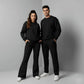 Winter Fleece Couple's Co-Ord Set – Black