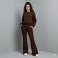 Winter Fleece Couple's Co-Ord Set – Brown