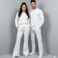 Winter Fleece Women's Co-Ord Set – White