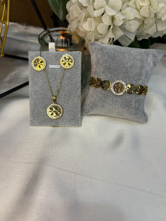 Bundle 04 – Fancy Tory Gold Statement Set