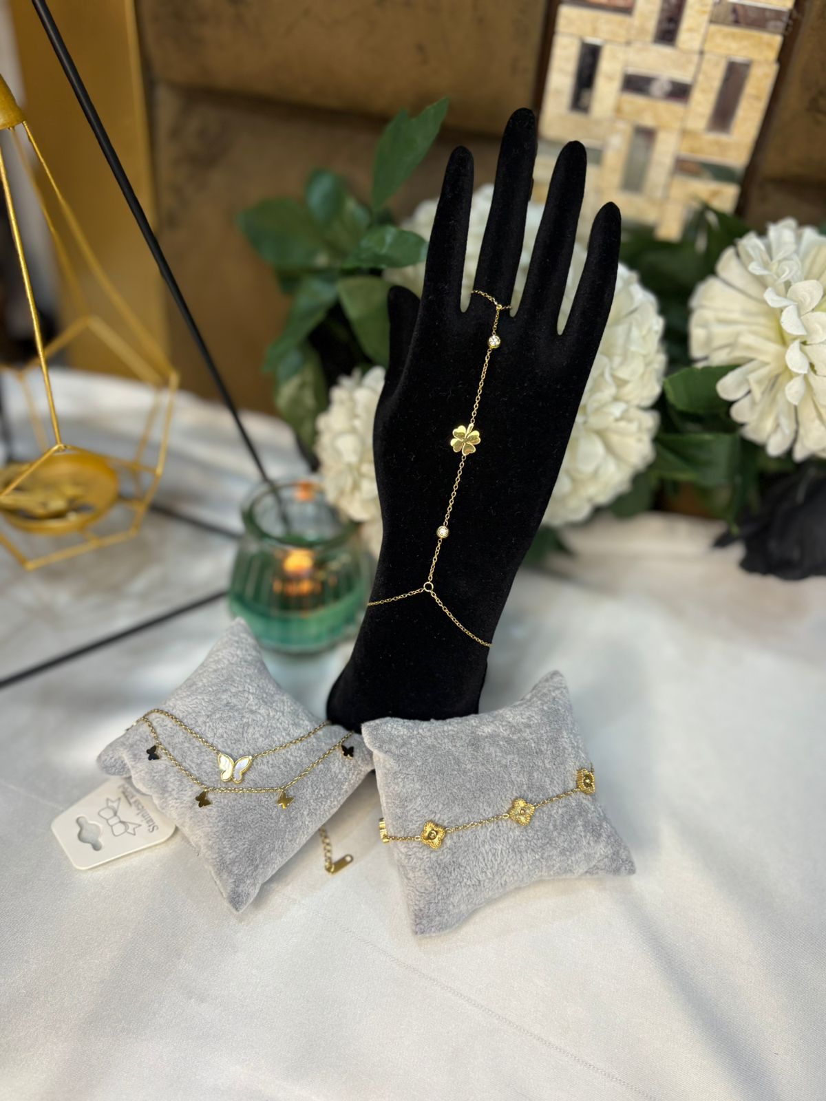 Bundle 08 – Elegant Clover & Butterfly Charm Set